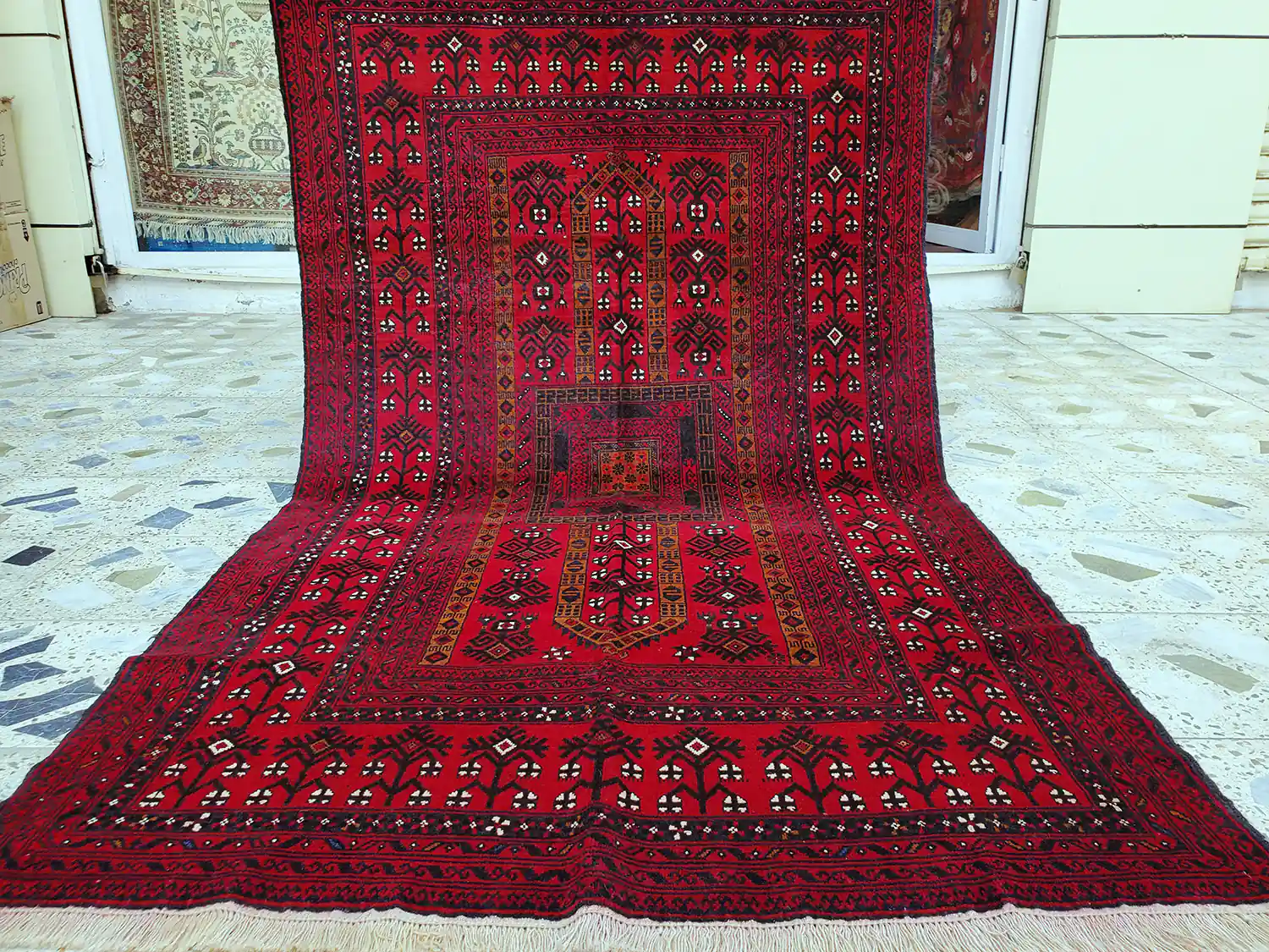 red baluch rug for sale example